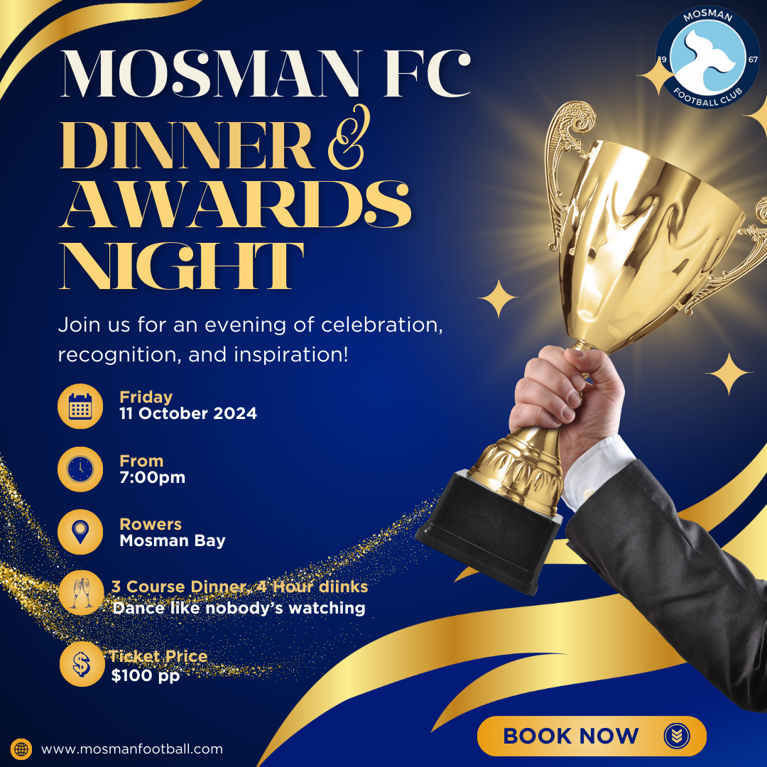 Mosman FC Annual Dinner and Awards | Mosman Football Club : Mosman ...